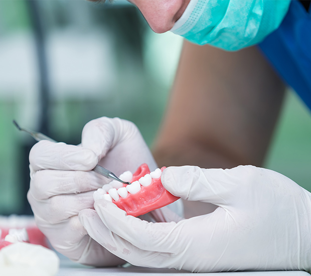 Wilmington Partial Denture for One Missing Tooth